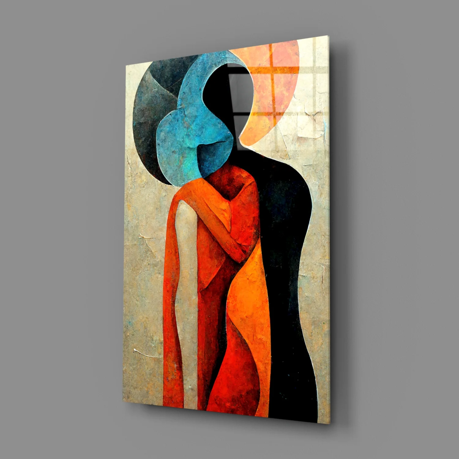 Hug Glass Wall Art  || Designer Collection - Image 3