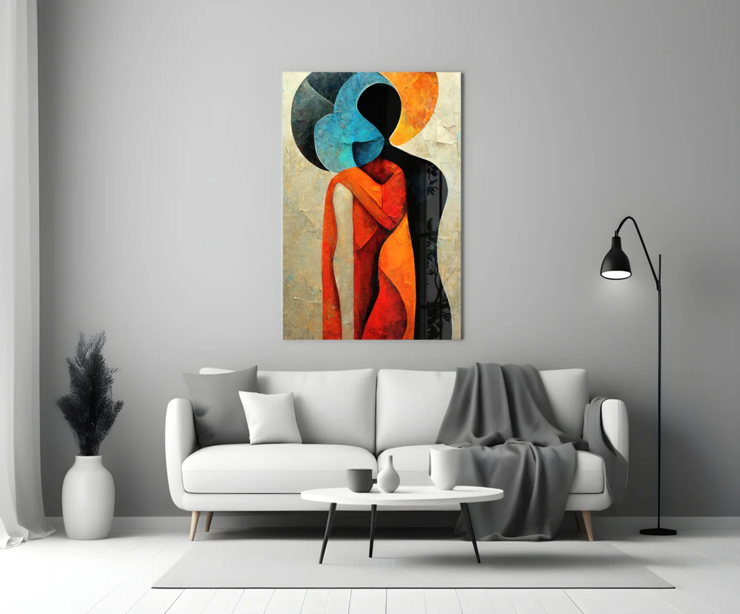 Hug Glass Wall Art  || Designer Collection - Image 4