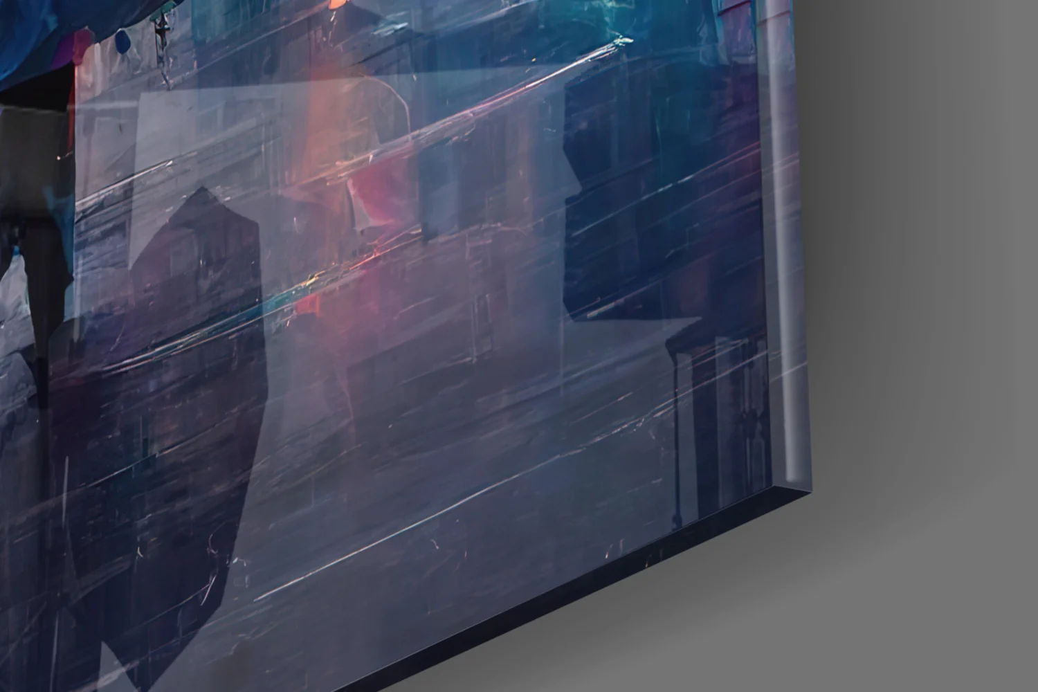 Cubic Walk Glass Wall Art || Designers Collection - Image 8