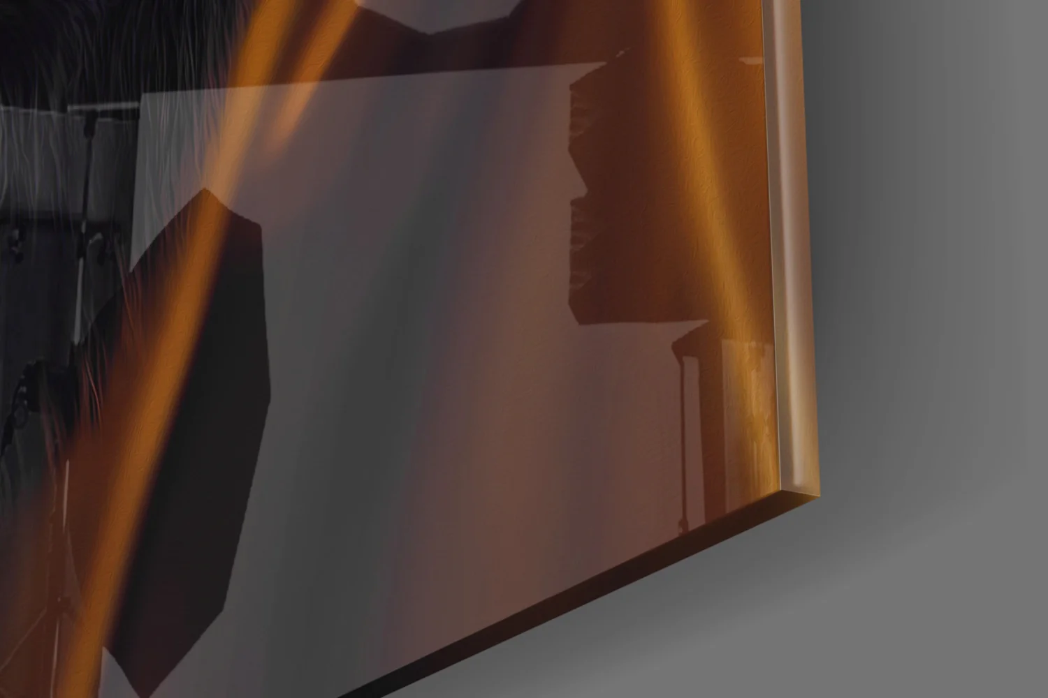 Angry Smile Glass Wall Art  || Designer Collection - Image 8