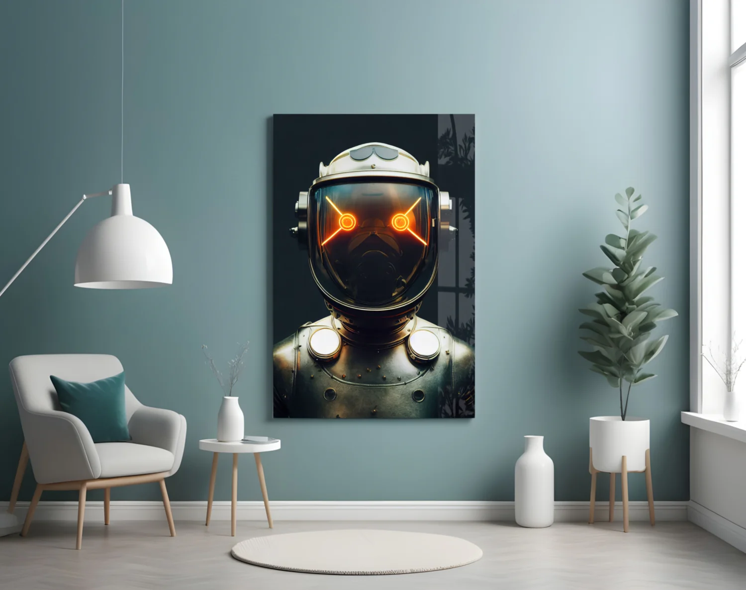 Robotic View Glass Wall Art  || Designer Collection - Image 5