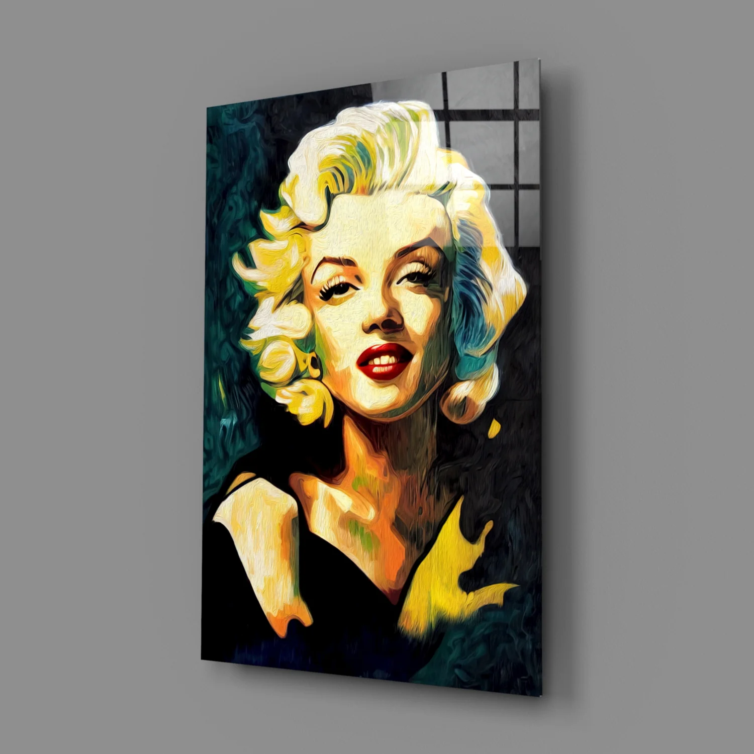 Marilyn Monroe Glass Wall Art  || Designer Collection - Image 3