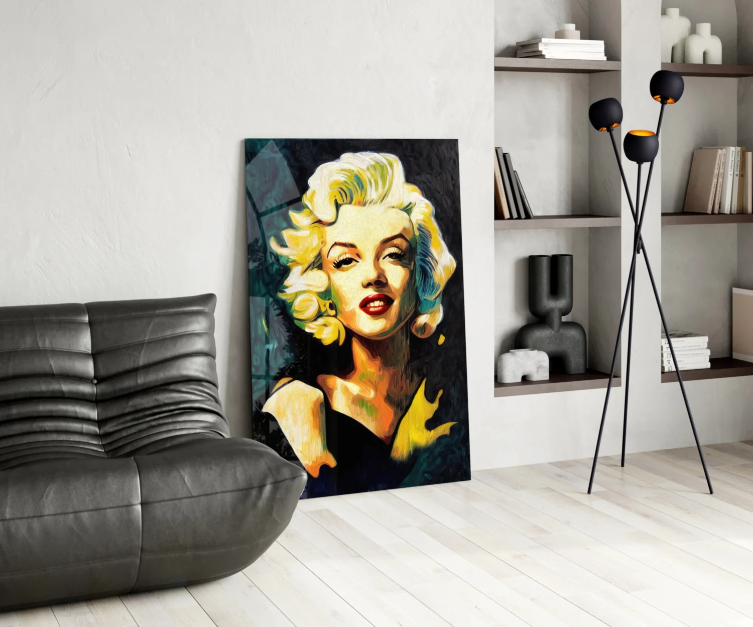 Marilyn Monroe Glass Wall Art  || Designer Collection - Image 6