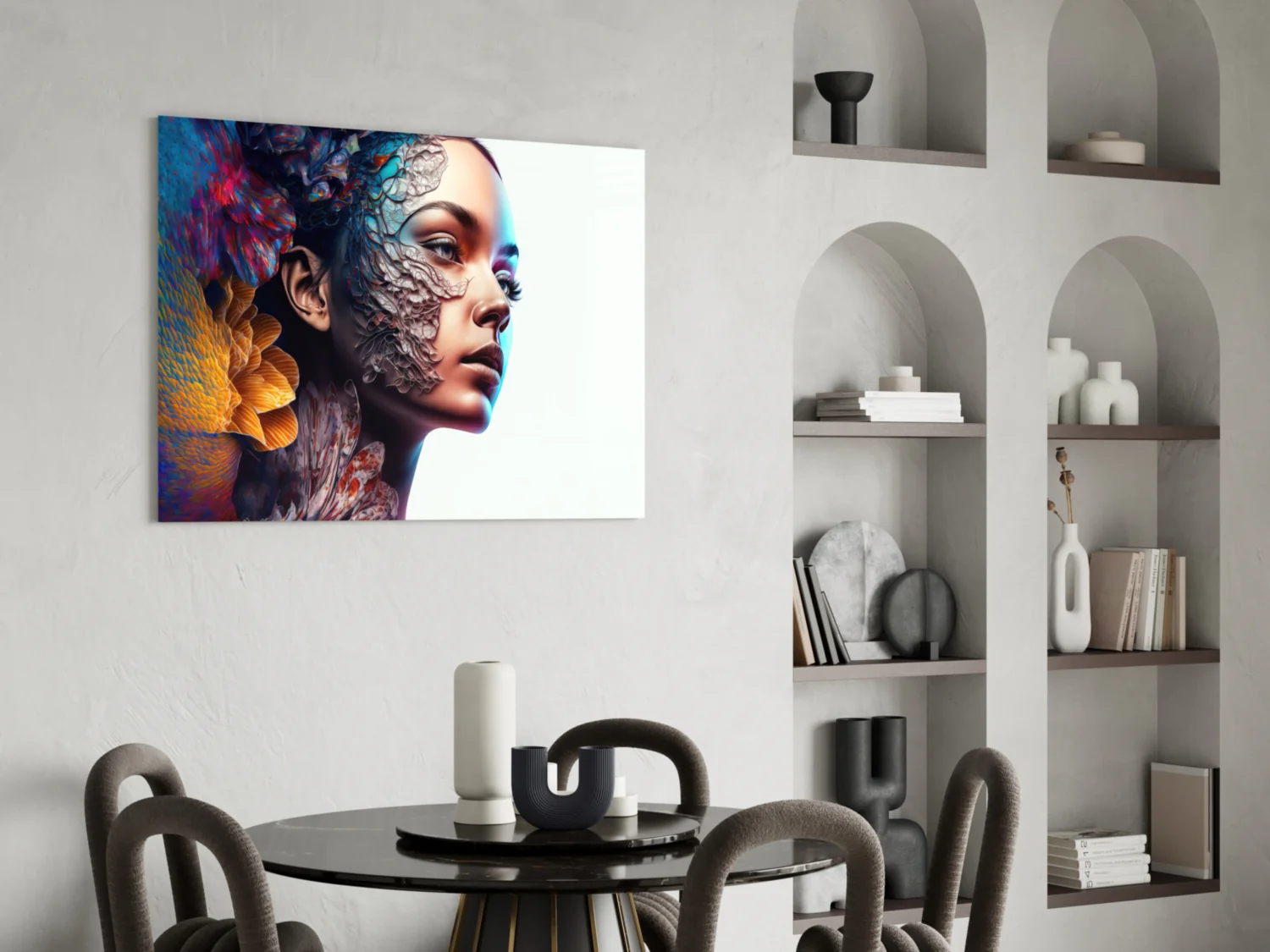 Transmutation to Beauty Glass Wall Art || Designer Collection - Image 6