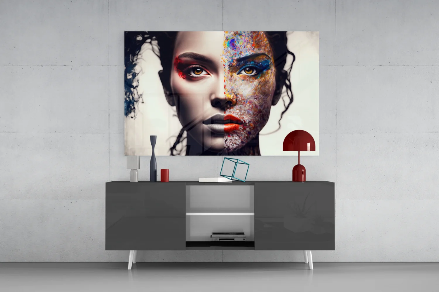 From Cartoon to Reality Glass Wall Art  || Designer Collection - Image 9