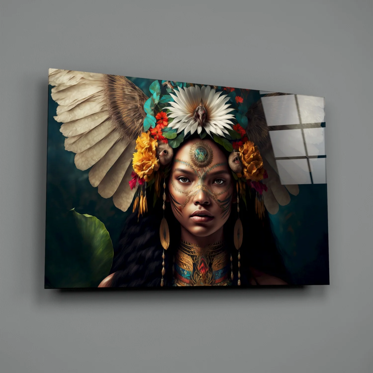Beauty of the Clan Glass Wall Art || Designer Collection - Image 3