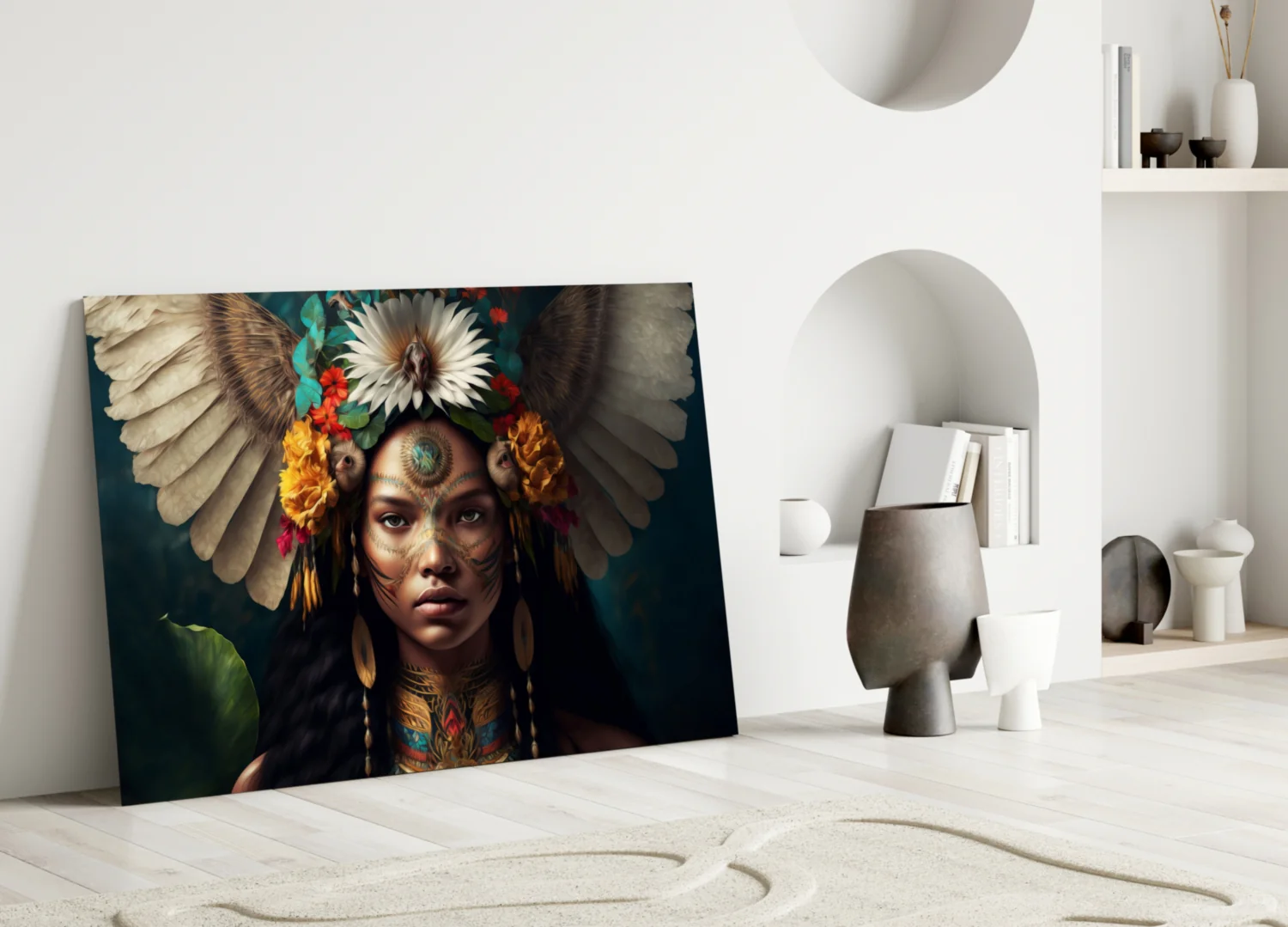 Beauty of the Clan Glass Wall Art || Designer Collection - Image 4