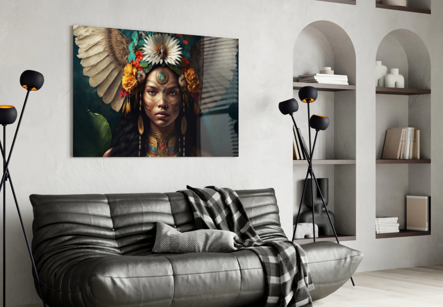 Beauty of the Clan Glass Wall Art || Designer Collection - Image 5