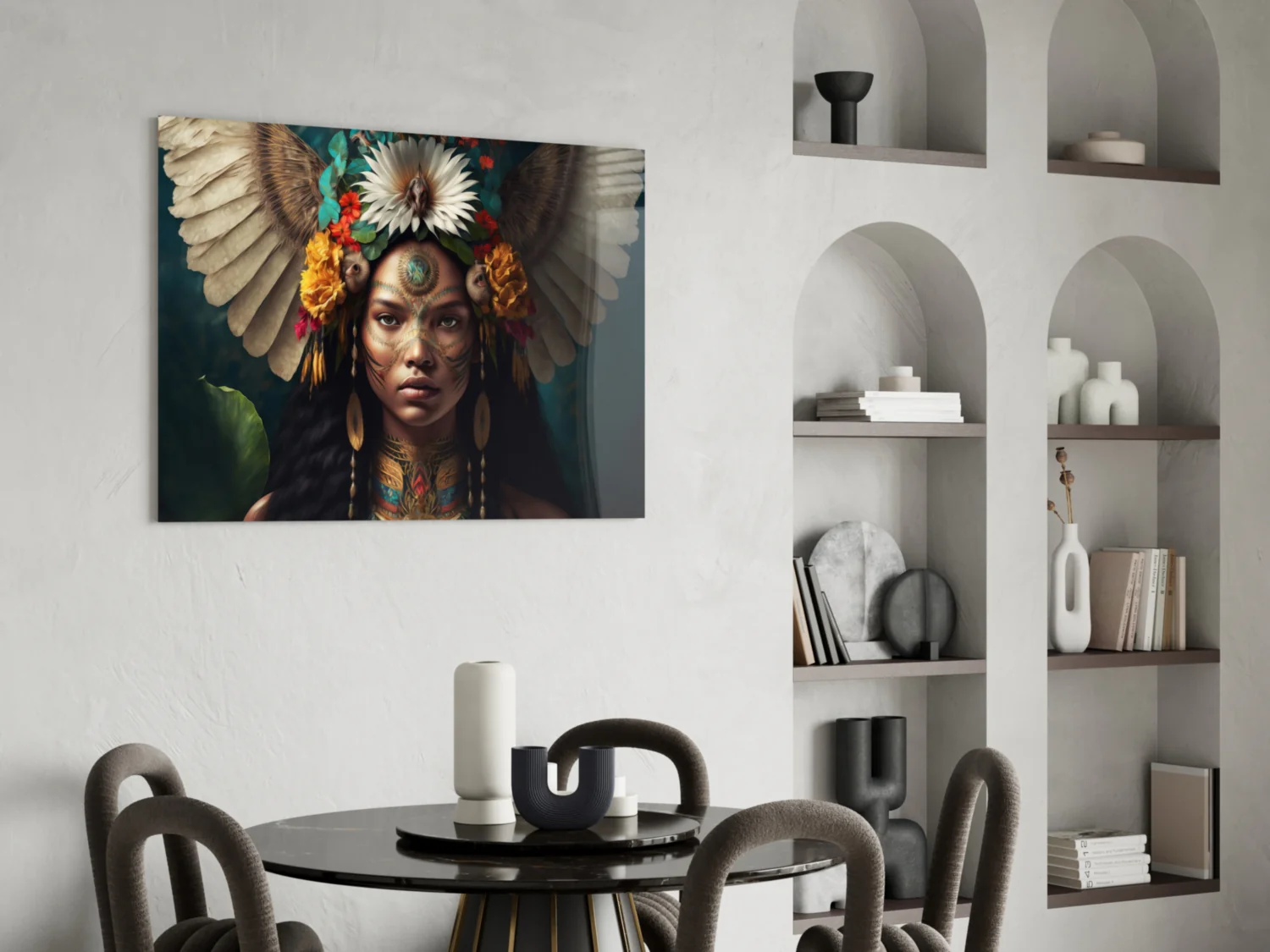 Beauty of the Clan Glass Wall Art || Designer Collection - Image 6