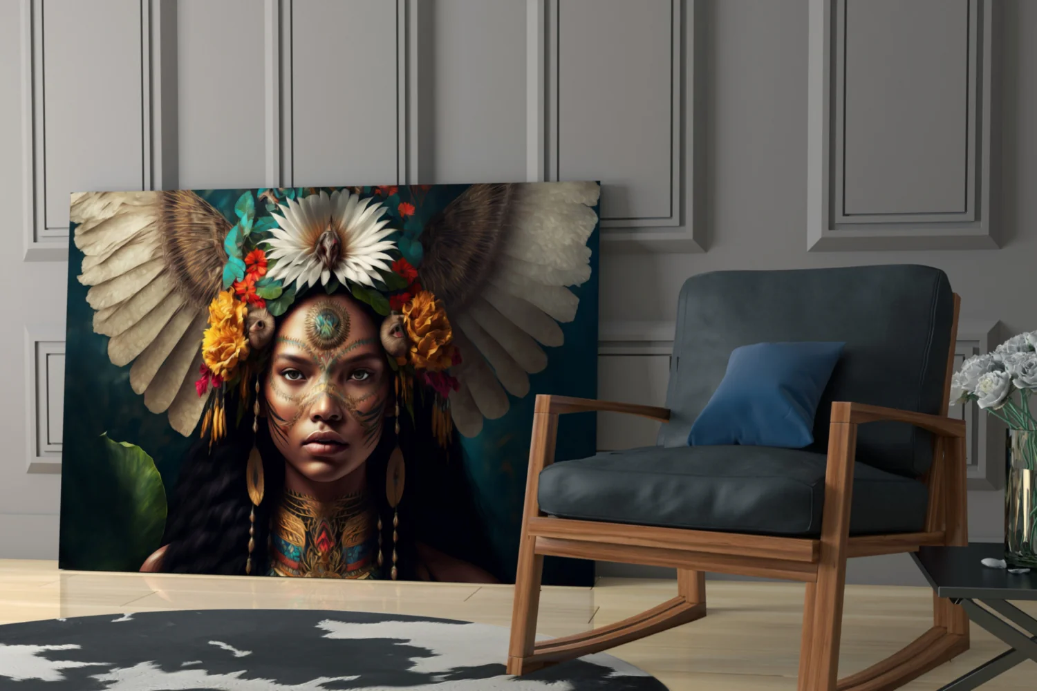 Beauty of the Clan Glass Wall Art || Designer Collection - Image 7