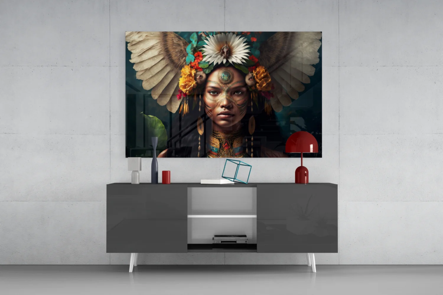 Beauty of the Clan Glass Wall Art || Designer Collection - Image 9
