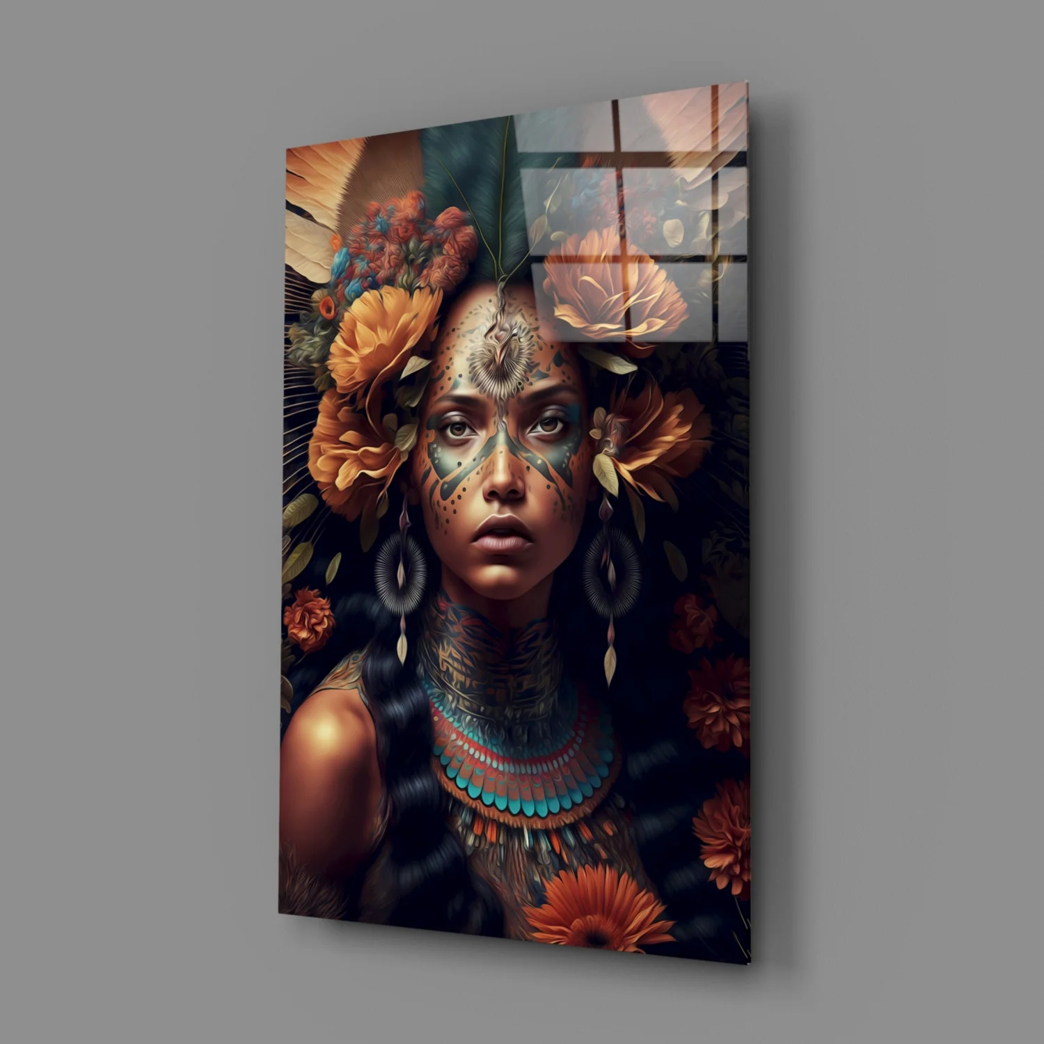 Beauty of the Clan Glass Wall Art || Designer Collection - Image 3