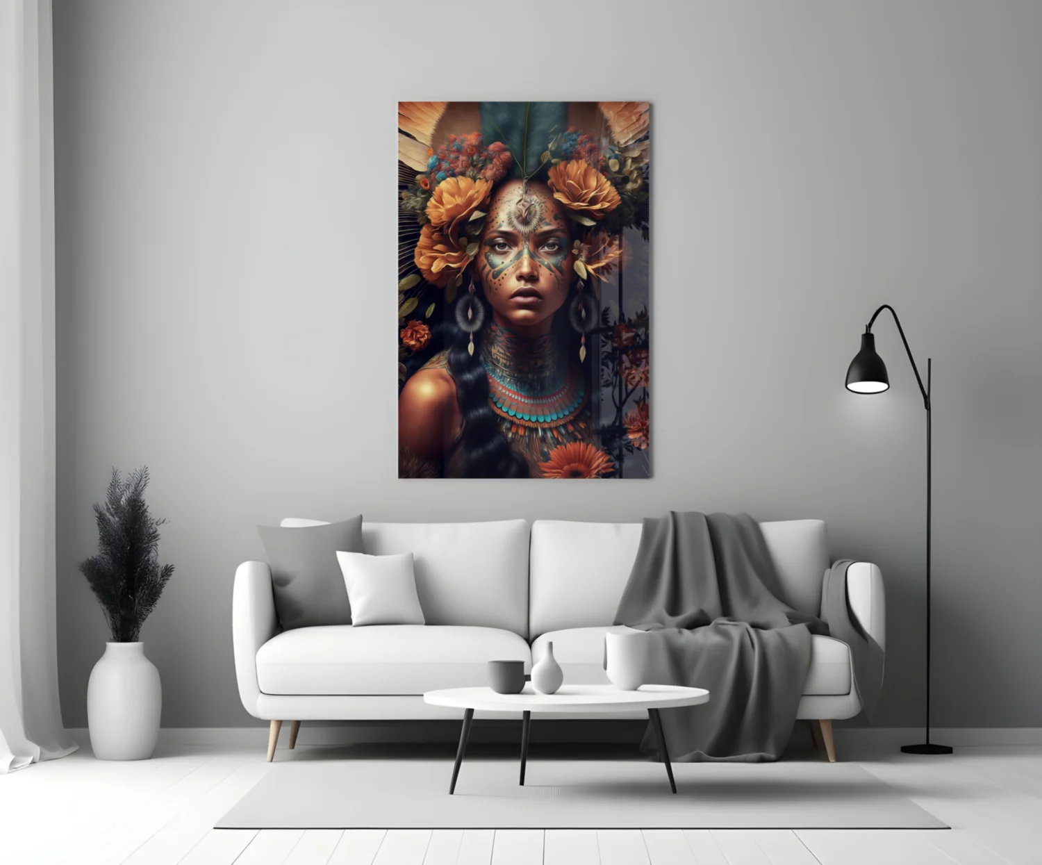 Beauty of the Clan Glass Wall Art || Designer Collection - Image 4