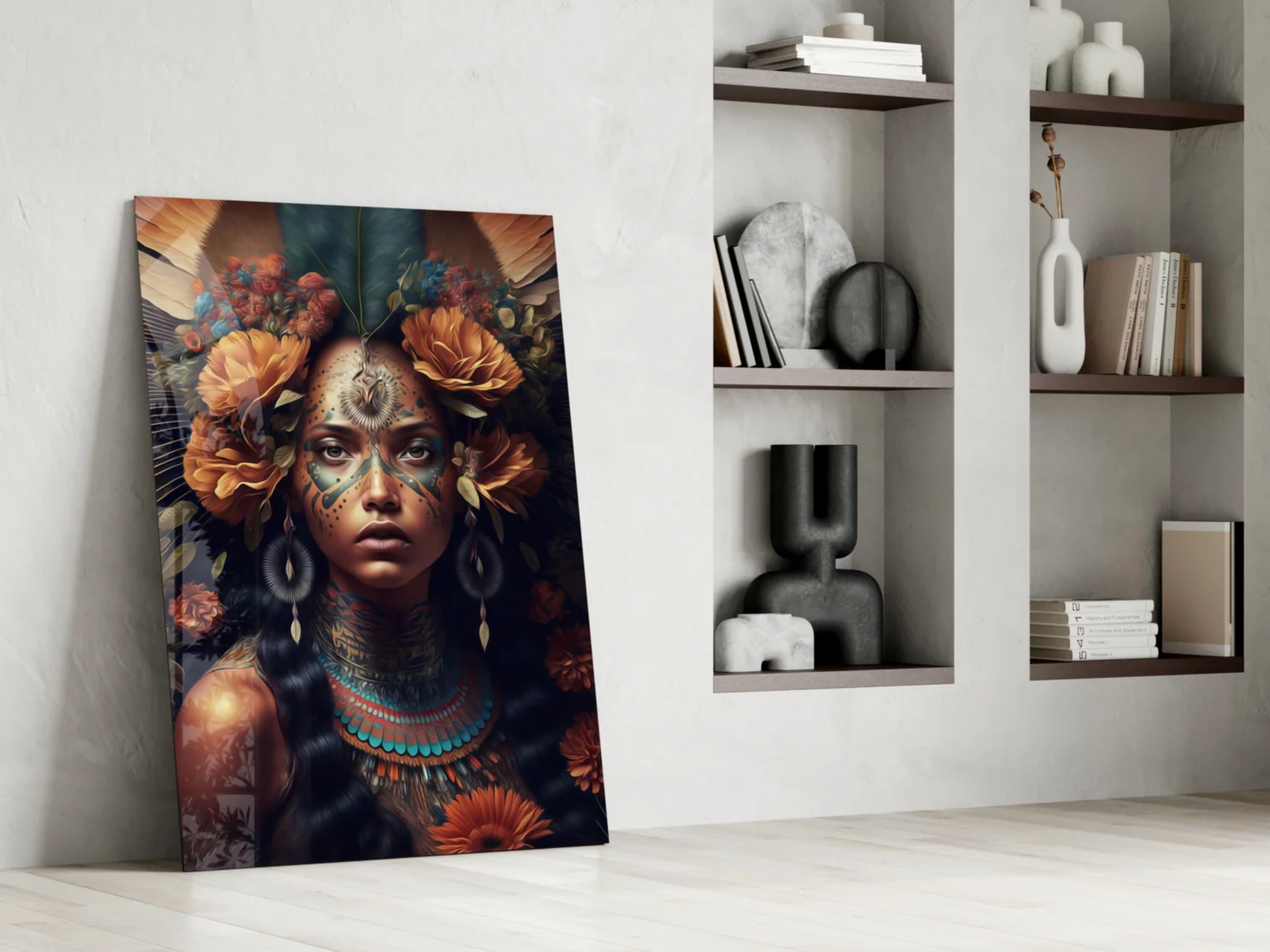 Beauty of the Clan Glass Wall Art || Designer Collection - Image 7