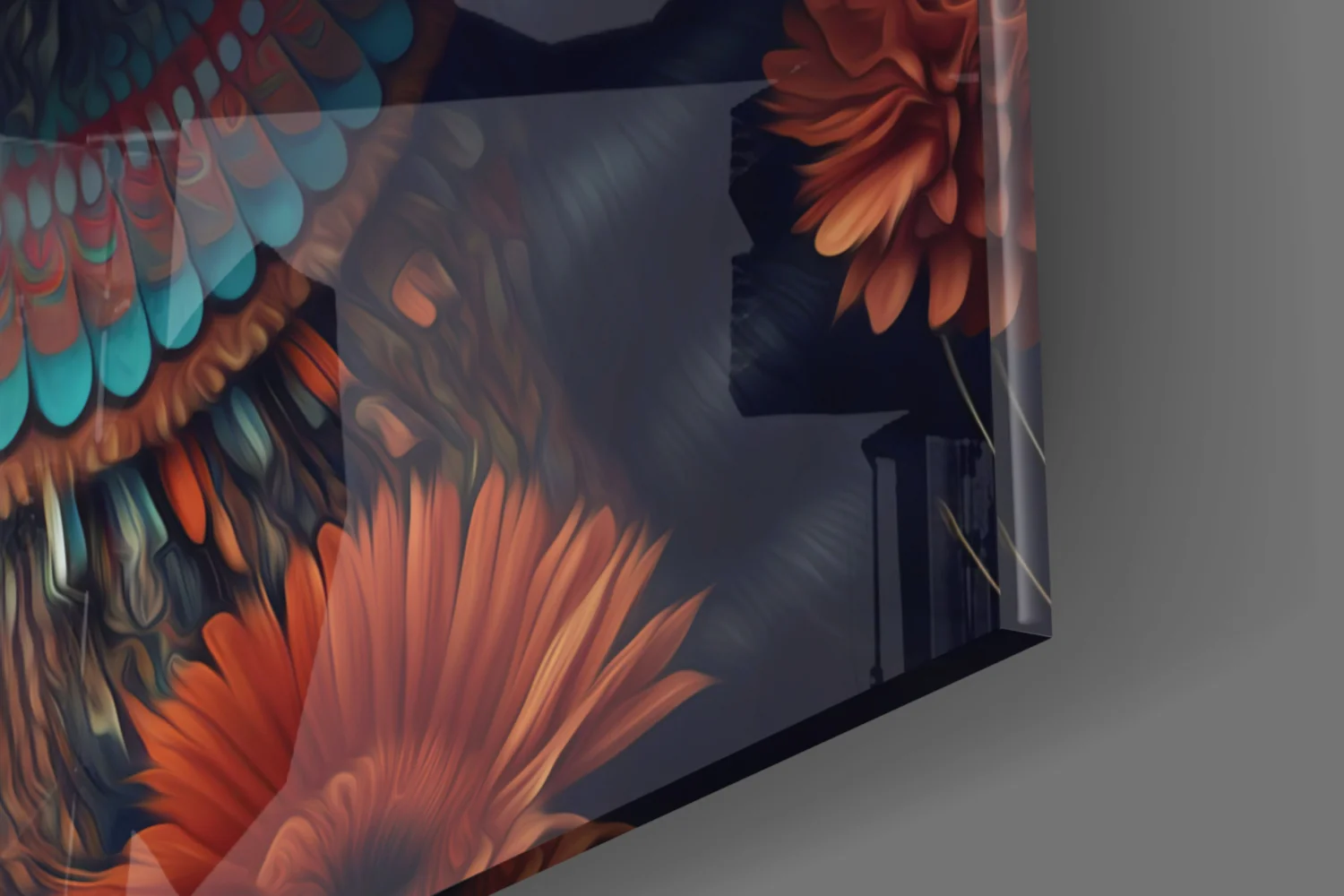 Beauty of the Clan Glass Wall Art || Designer Collection - Image 8