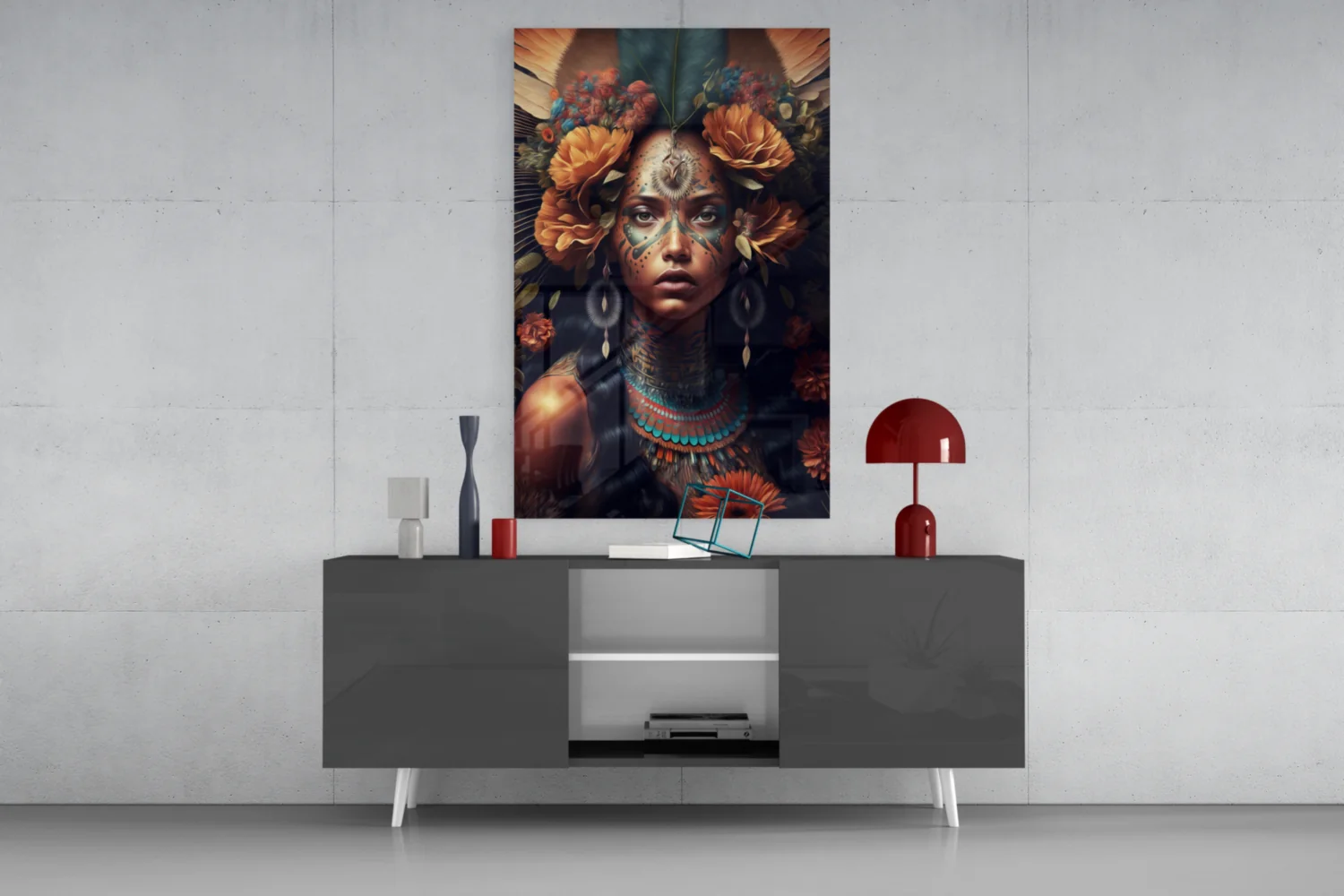 Beauty of the Clan Glass Wall Art || Designer Collection - Image 9