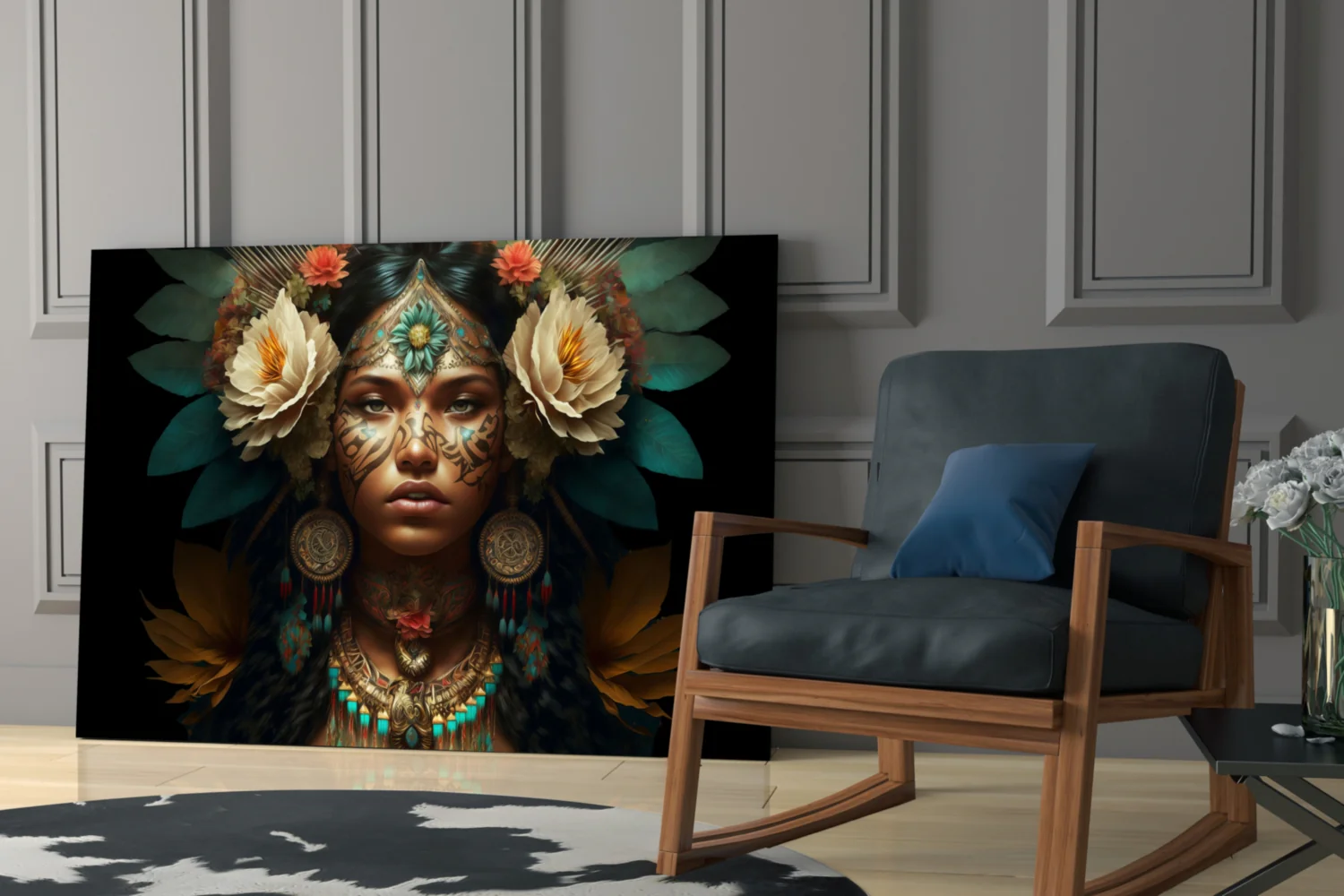 Beauty of the Clan Glass Wall Art  || Designer Collection - Image 7