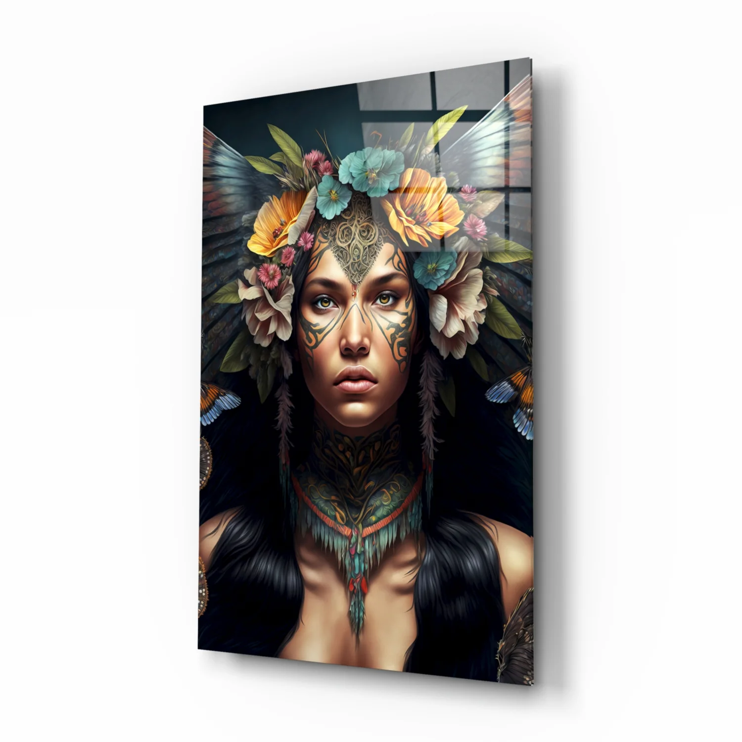 Warrior Beautiful Glass Wall Art || Designers Collection - Image 2