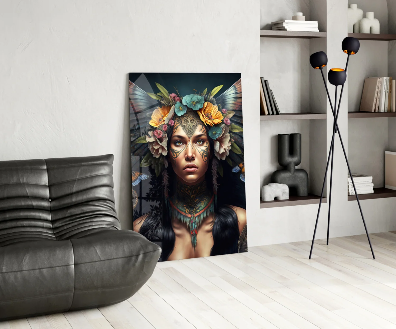 Warrior Beautiful Glass Wall Art || Designers Collection - Image 6