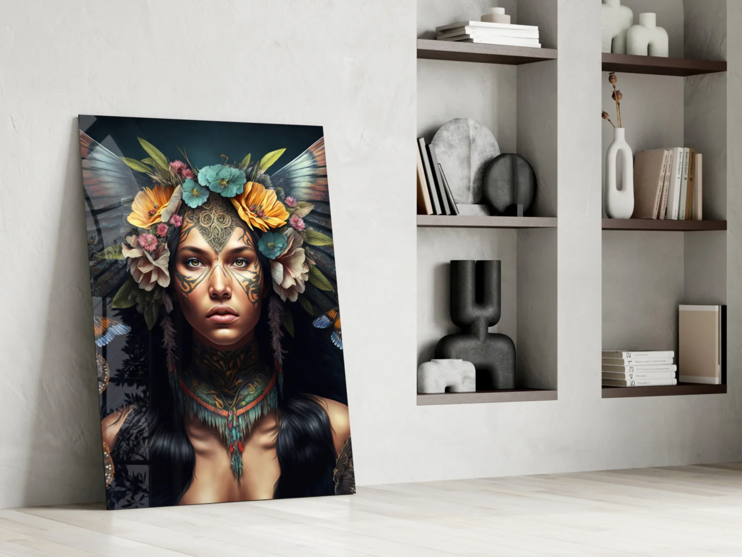 Warrior Beautiful Glass Wall Art || Designers Collection - Image 7