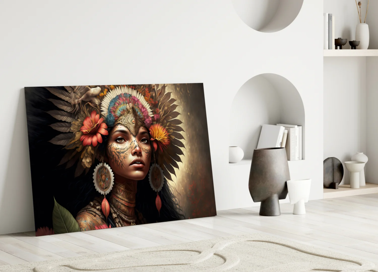 Beauty of the Clan Glass Wall Art  || Designer Collection - Image 4