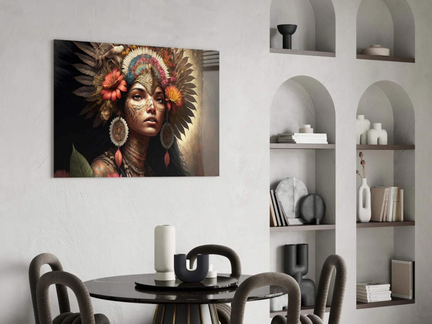 Beauty of the Clan Glass Wall Art  || Designer Collection - Image 6