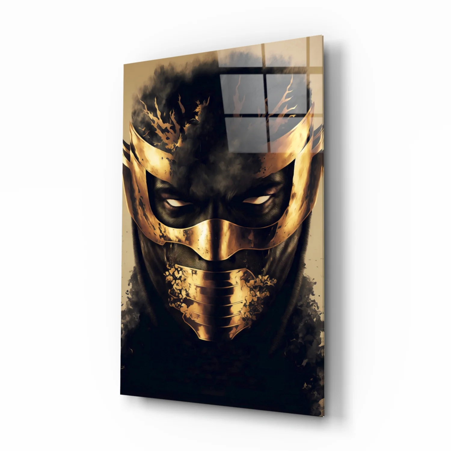 Masked Horror Glass Wall Art  || Designer Collection - Image 2