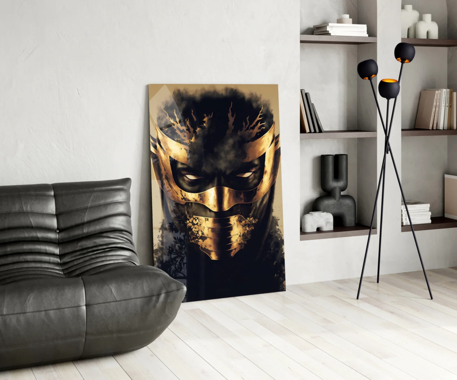 Masked Horror Glass Wall Art  || Designer Collection - Image 6