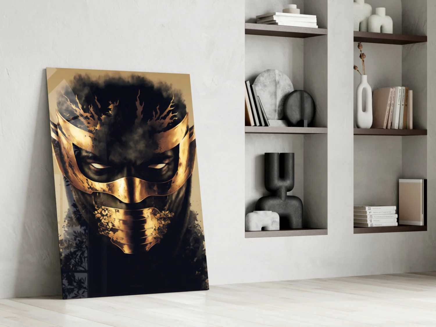 Masked Horror Glass Wall Art  || Designer Collection - Image 7