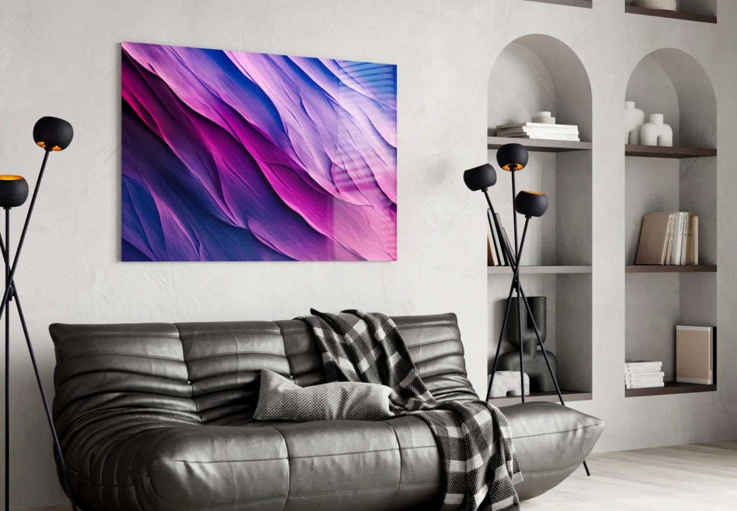 Purple Dance Glass Wall Art  || Designer Collection - Image 5