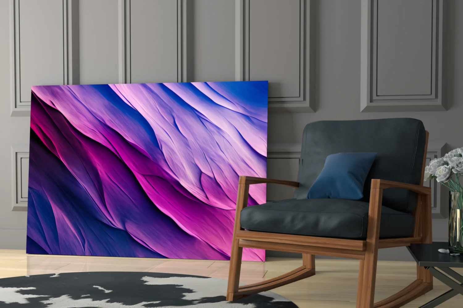 Purple Dance Glass Wall Art  || Designer Collection - Image 7