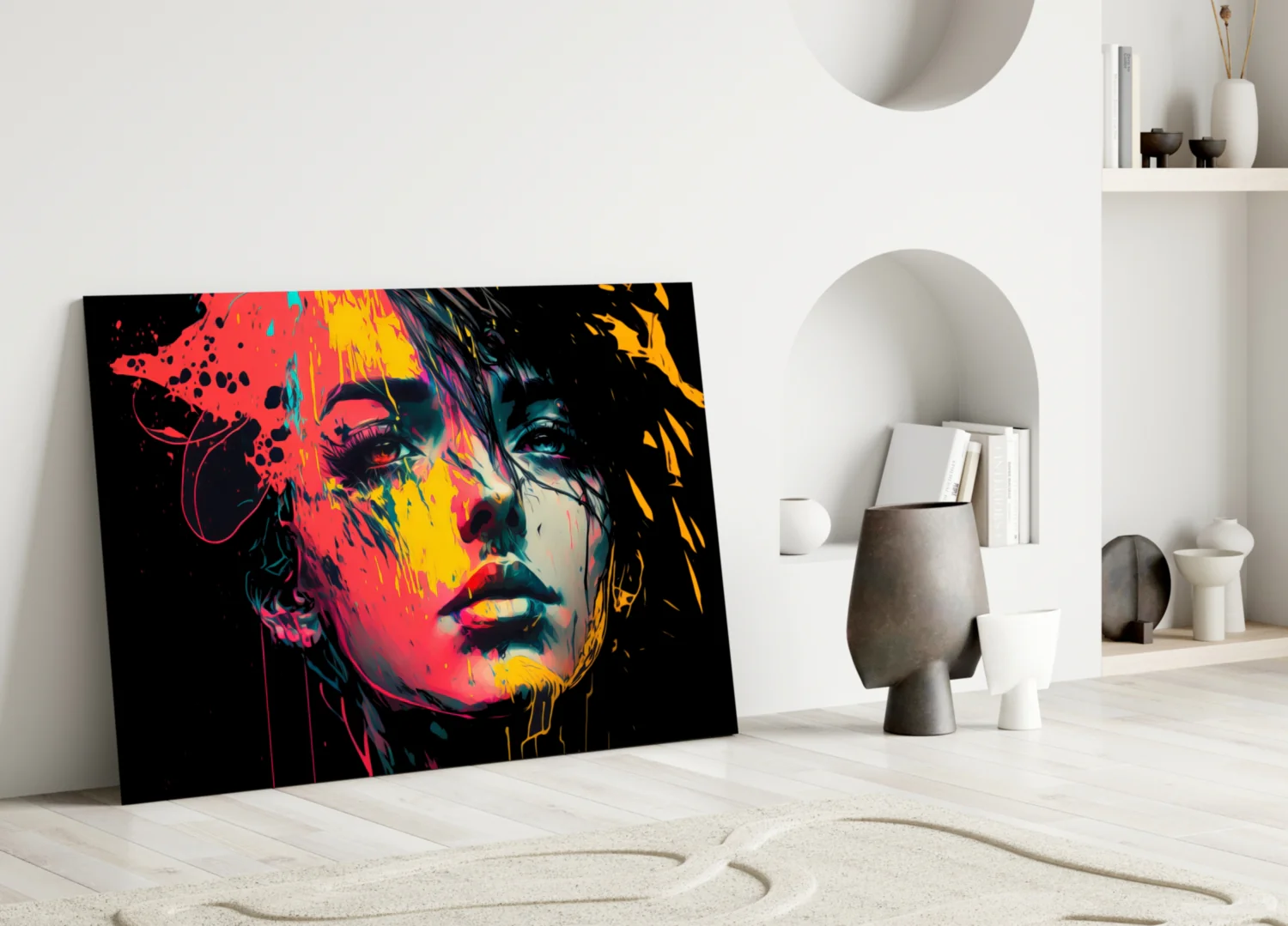 Rebel Beauty Glass Wall Art || Designer Collection - Image 4