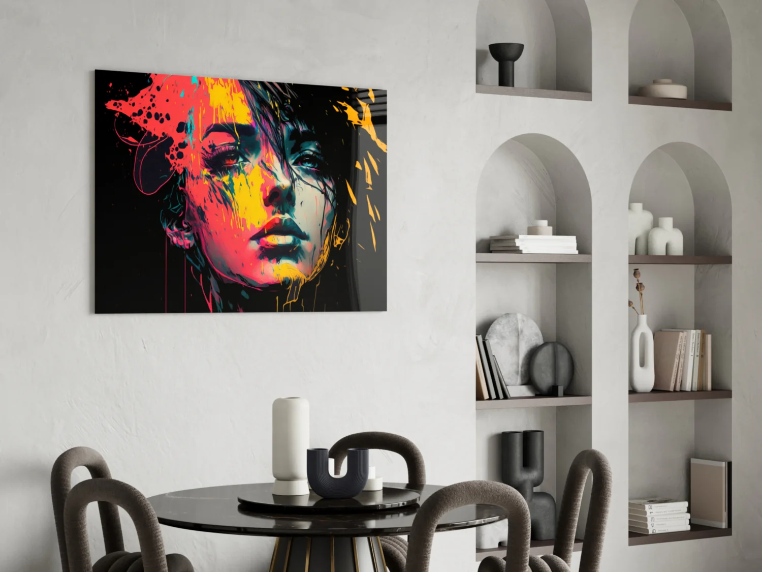Rebel Beauty Glass Wall Art || Designer Collection - Image 6