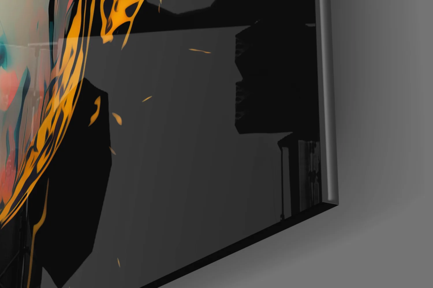 Rebel Beauty Glass Wall Art || Designer Collection - Image 8