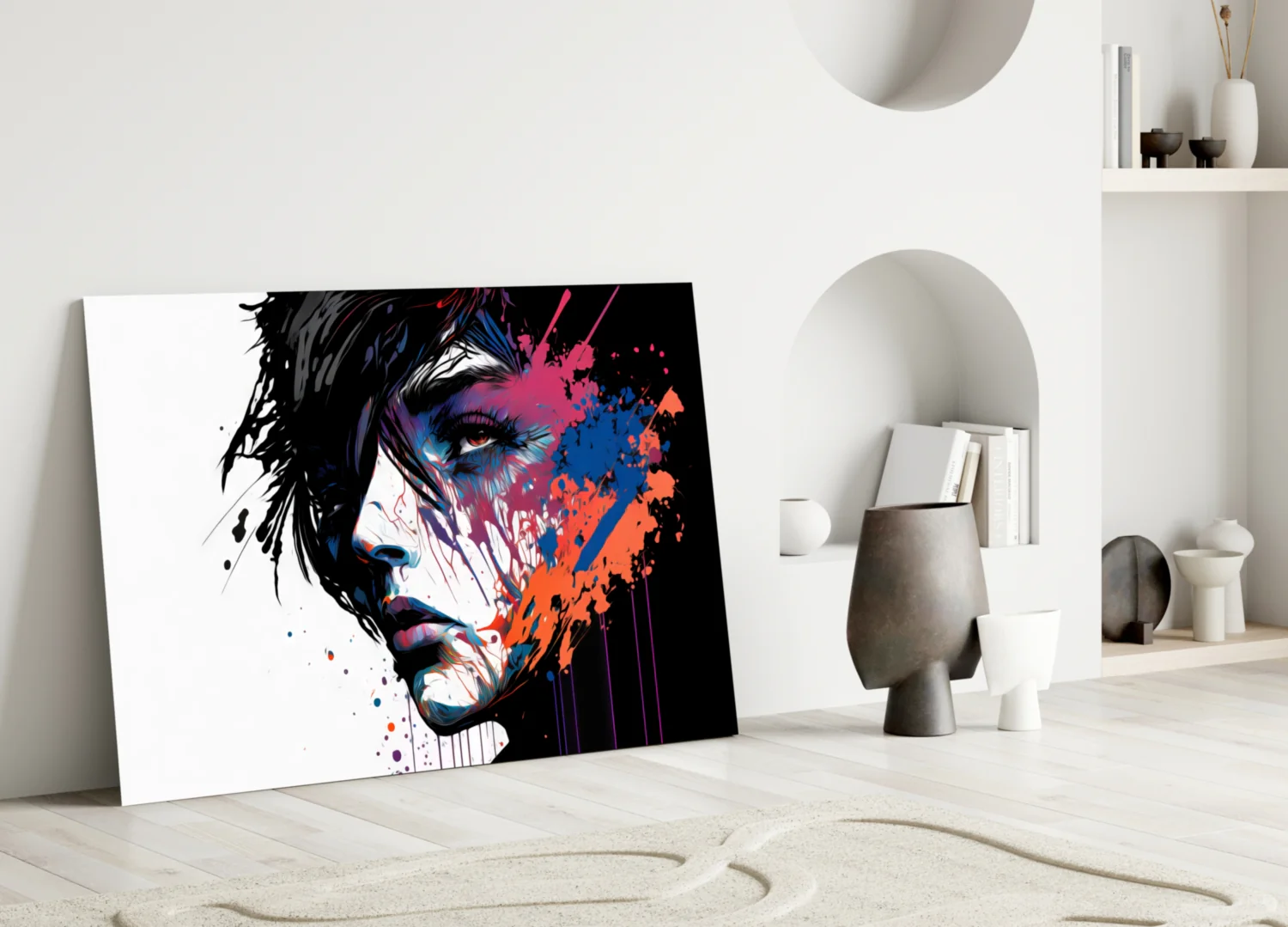 Rebel Beauty Glass Wall Art || Designer Collection - Image 4