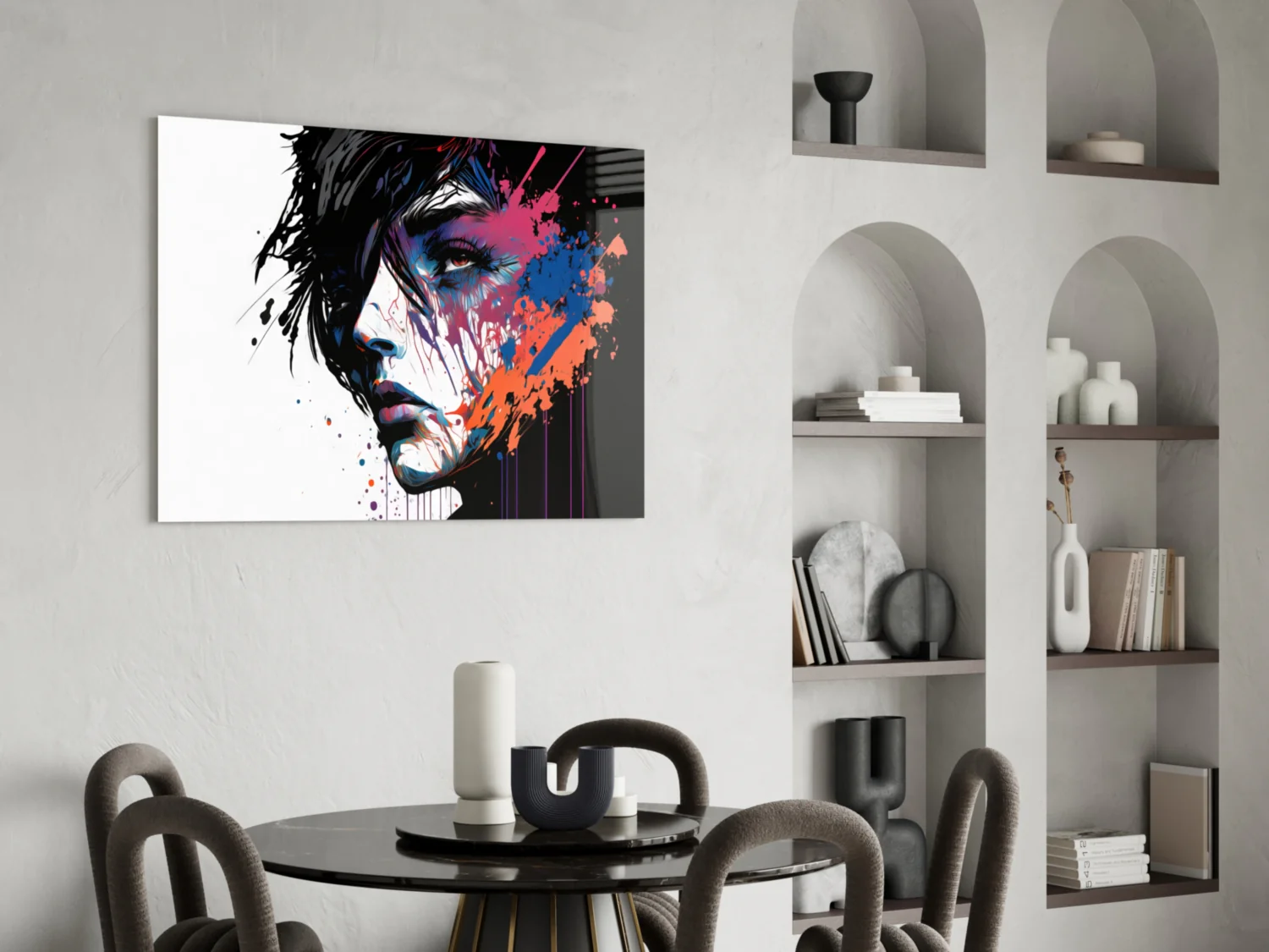 Rebel Beauty Glass Wall Art || Designer Collection - Image 6