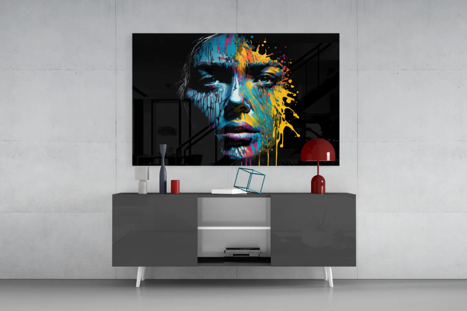 Beautiful Splash Glass Wall Art  || Designer Collection - Image 9