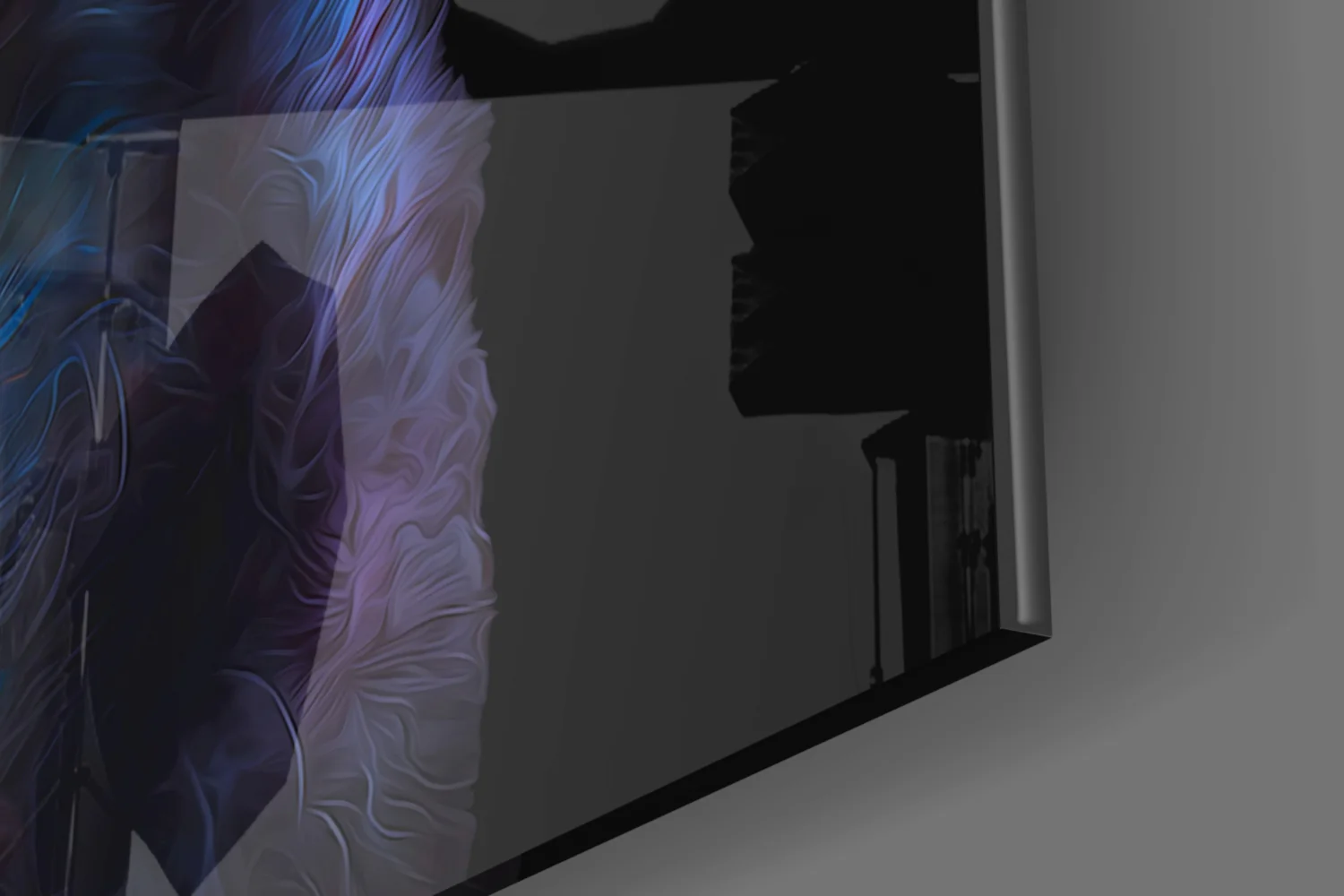 Space Dog Glass Wall Art  || Designer Collection - Image 8