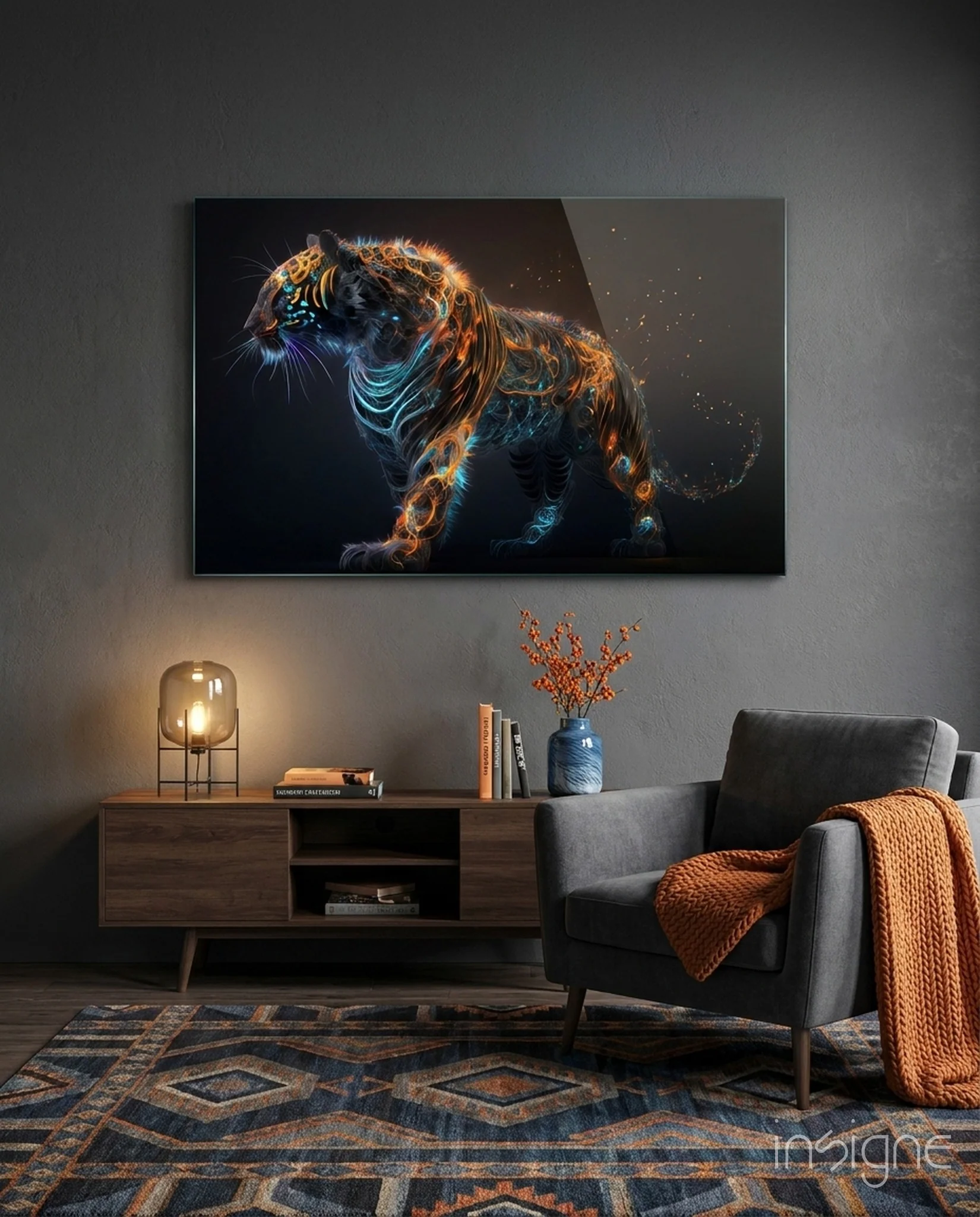 Sparkling Glory Glass Wall Art  || Designer Collection