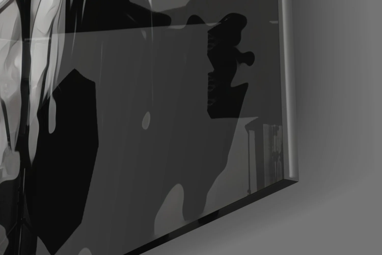 Scribbled Beauty Glass Wall Art  || Designer Collection - Image 8