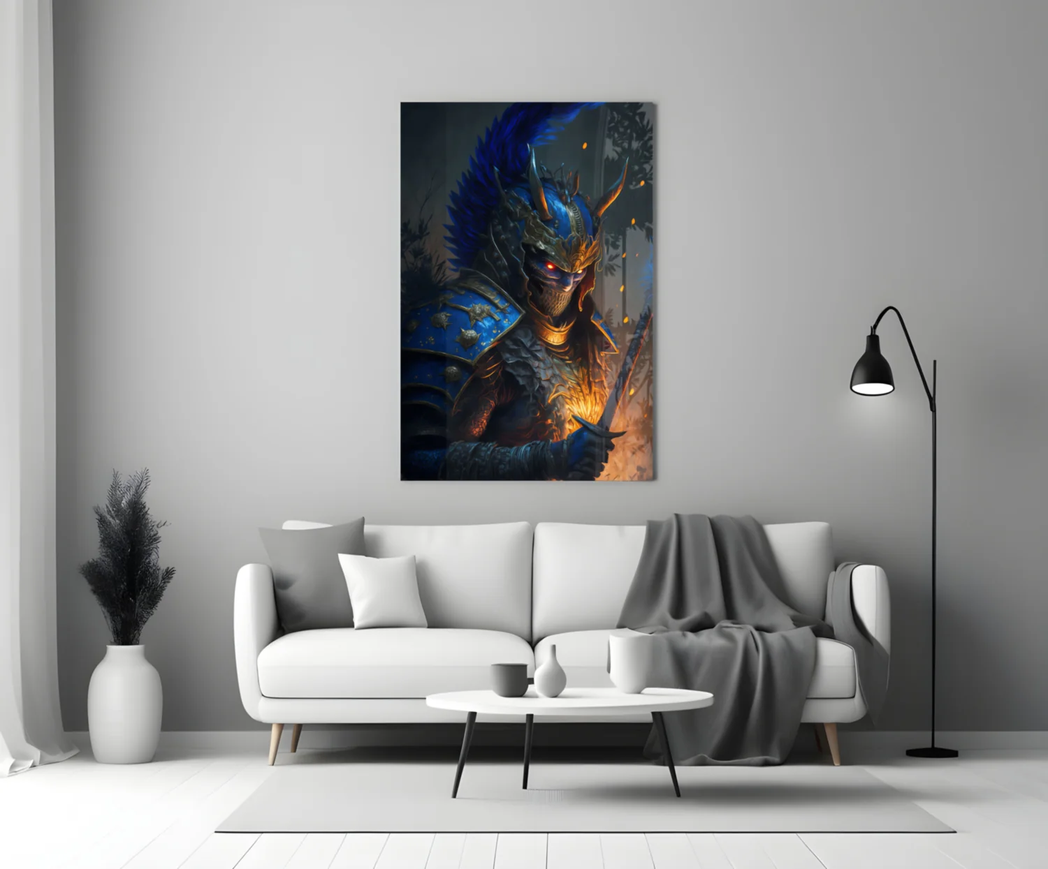 Master Warrior Glass Wall Art  || Designer Collection - Image 4