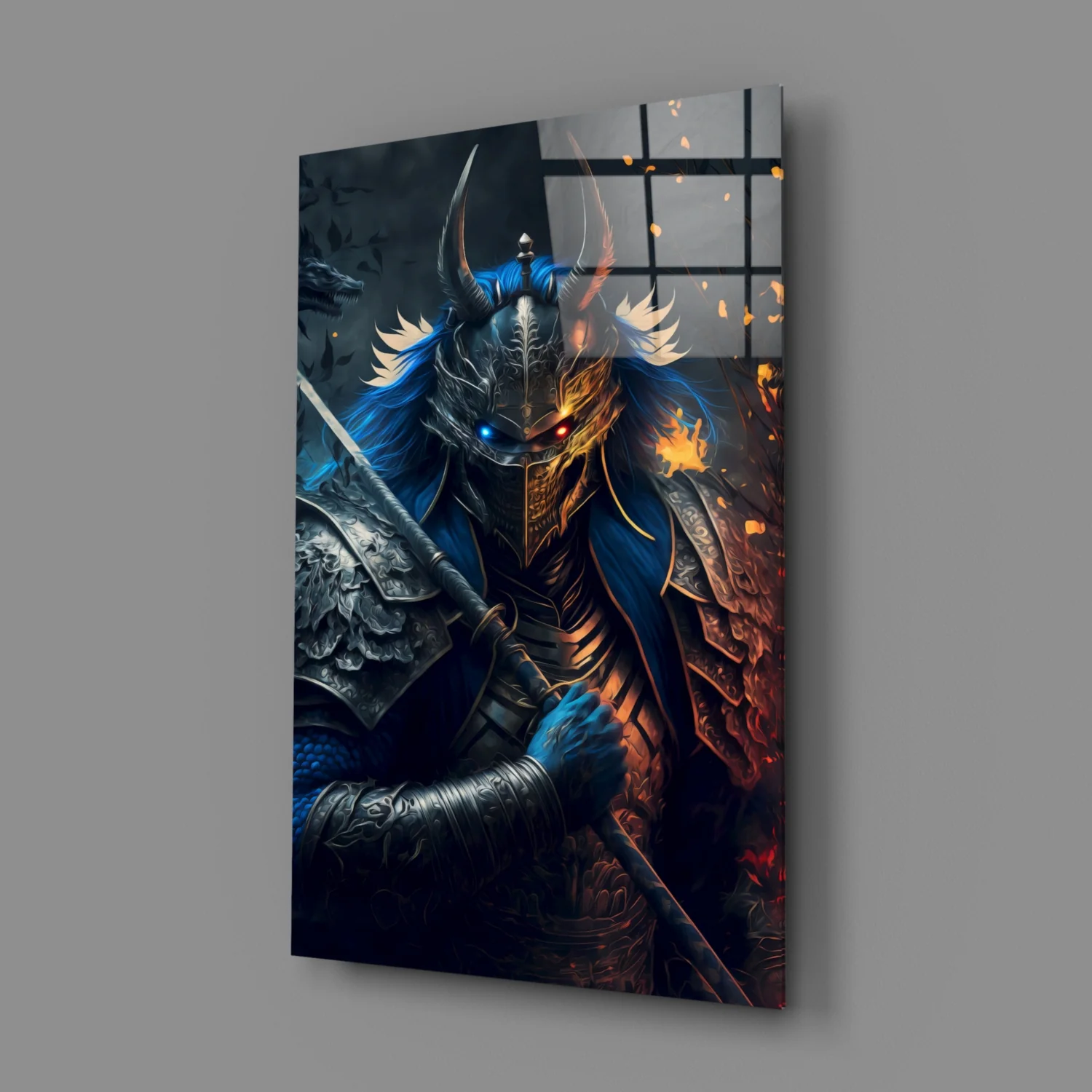 Lord Warrior Glass Wall Art || Designer Collection - Image 3