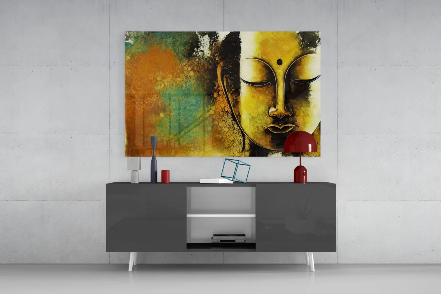 Buddha Glass Wall Art || Designer Collection - Image 9