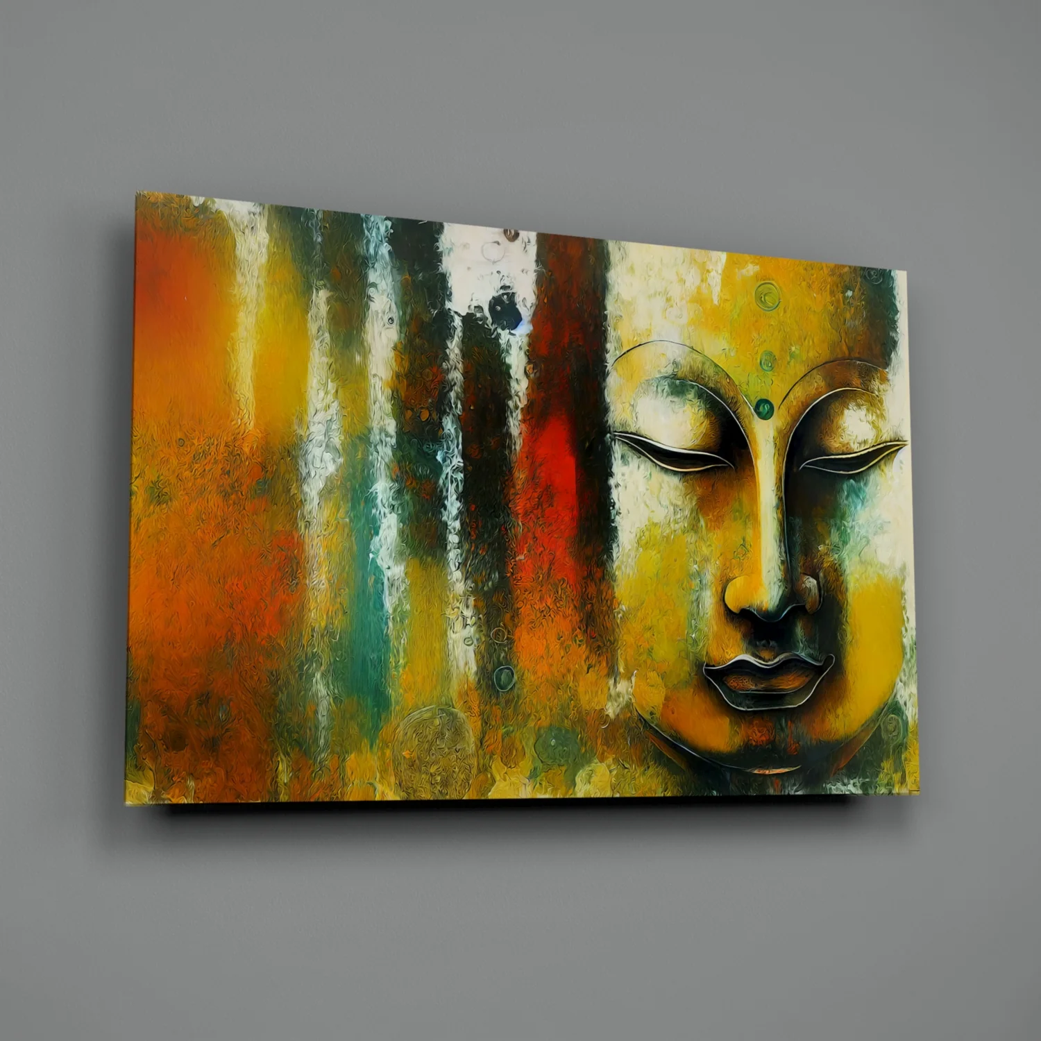 Buddha Glass Wall Art  || Designer Collection - Image 3