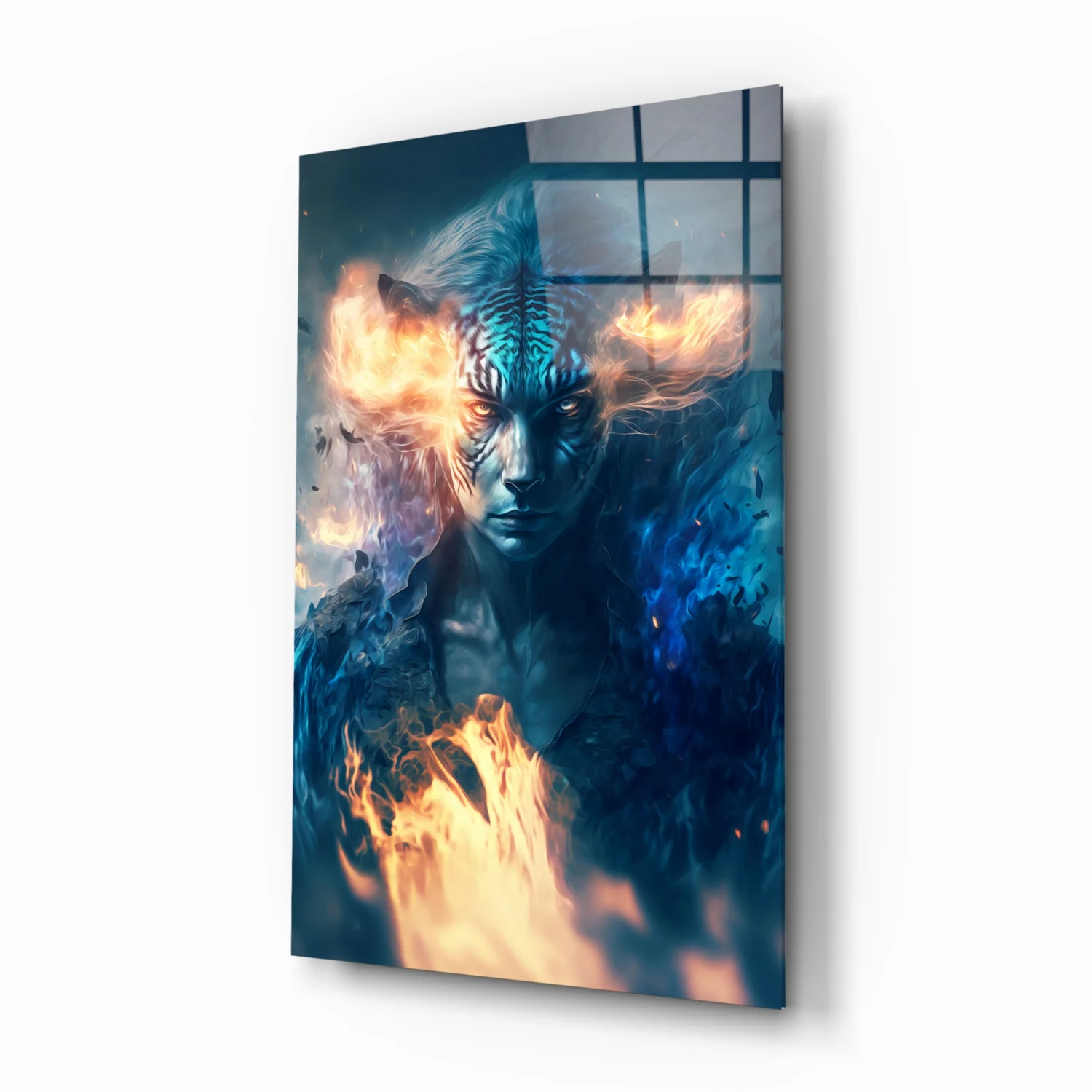 Epic Tiger Glass Wall Art || Designers Collection - Image 2