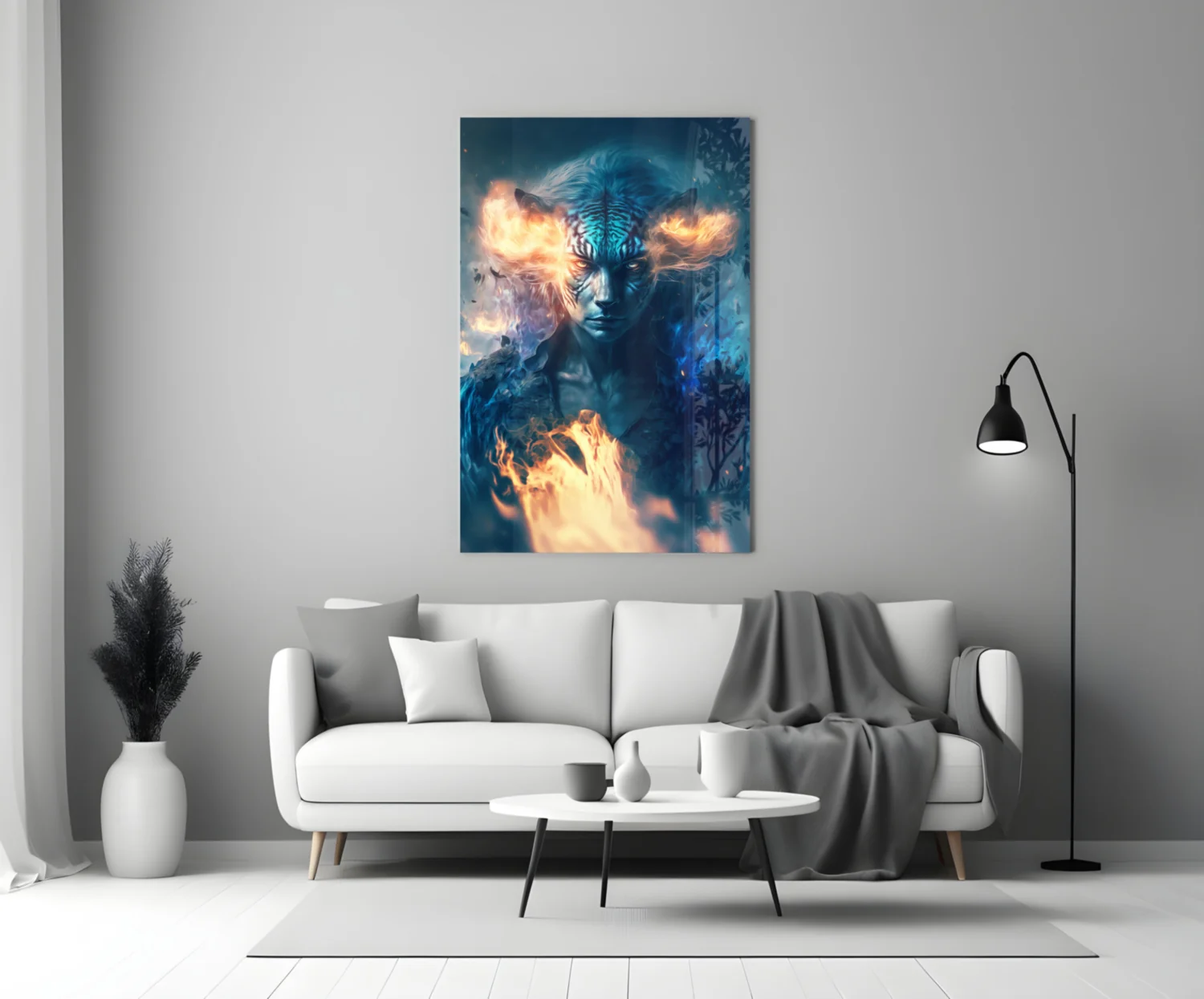 Epic Tiger Glass Wall Art || Designers Collection - Image 4