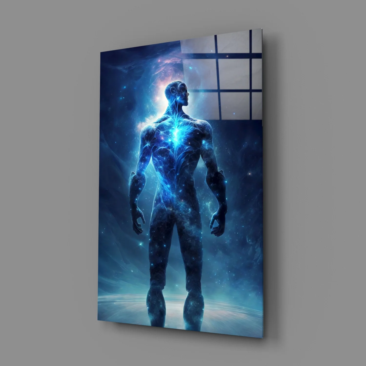 Vitruvius Man Glass Wall Art || Designers Collection - Image 3