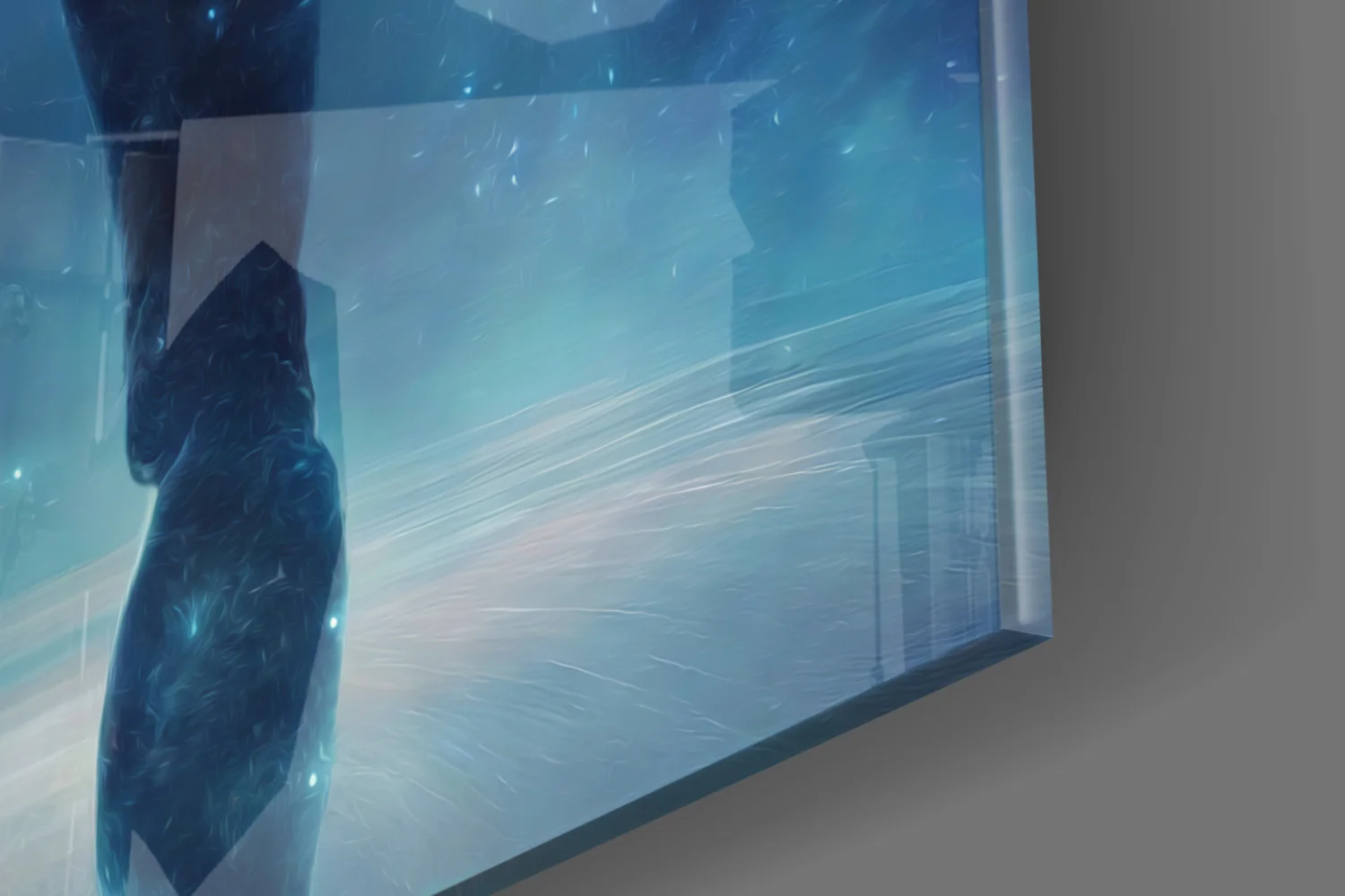 Vitruvius Man Glass Wall Art || Designers Collection - Image 8