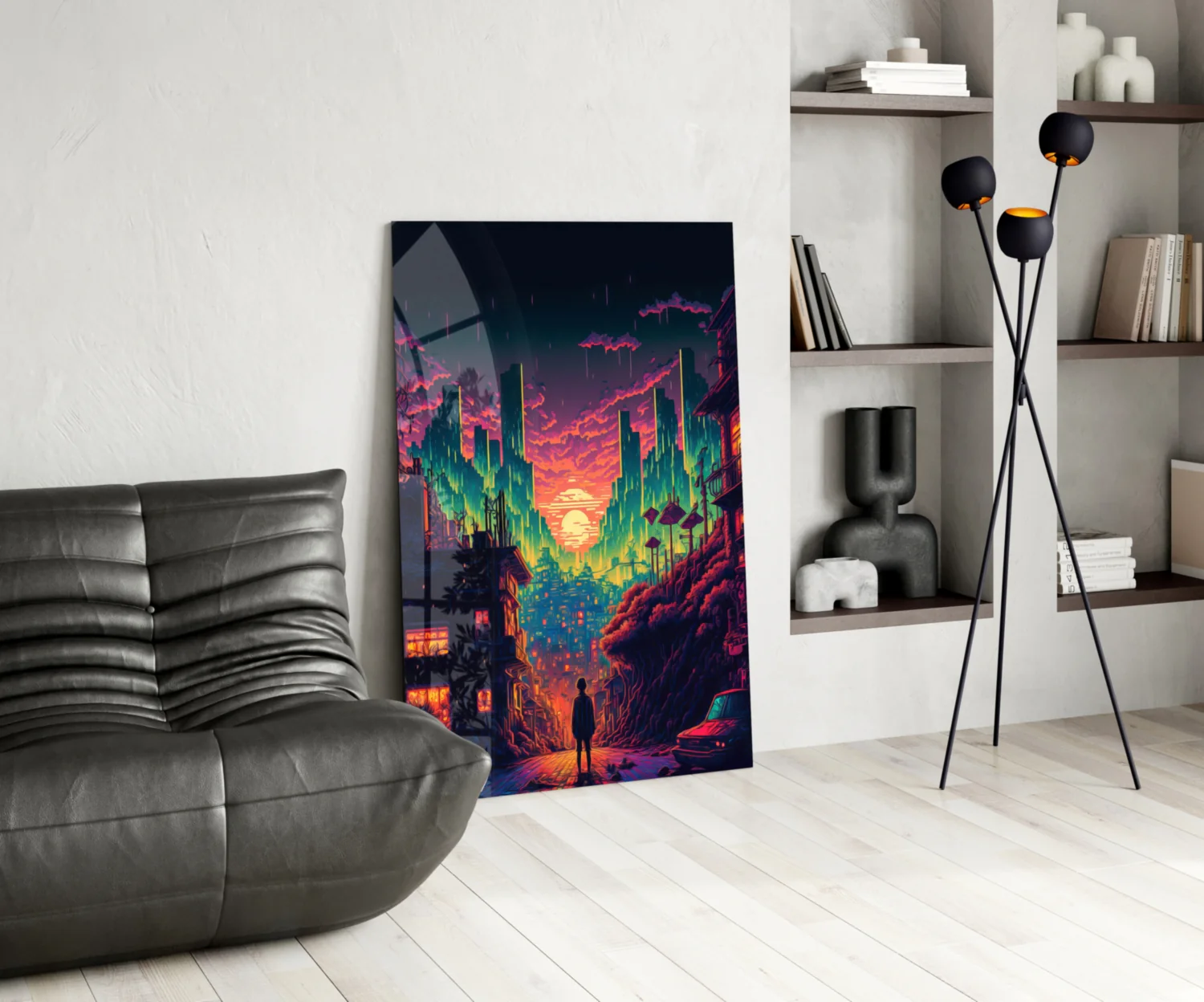 Walk to the New Life Glass Wall Art  || Designers Collection - Image 6