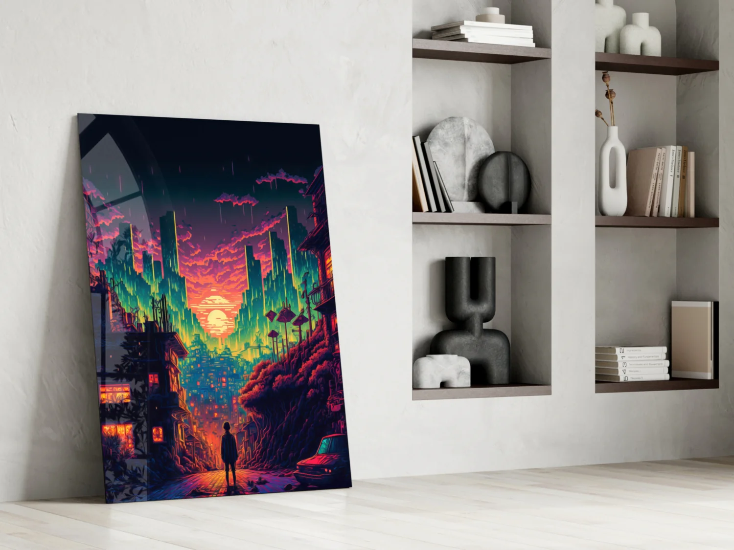 Walk to the New Life Glass Wall Art  || Designers Collection - Image 7
